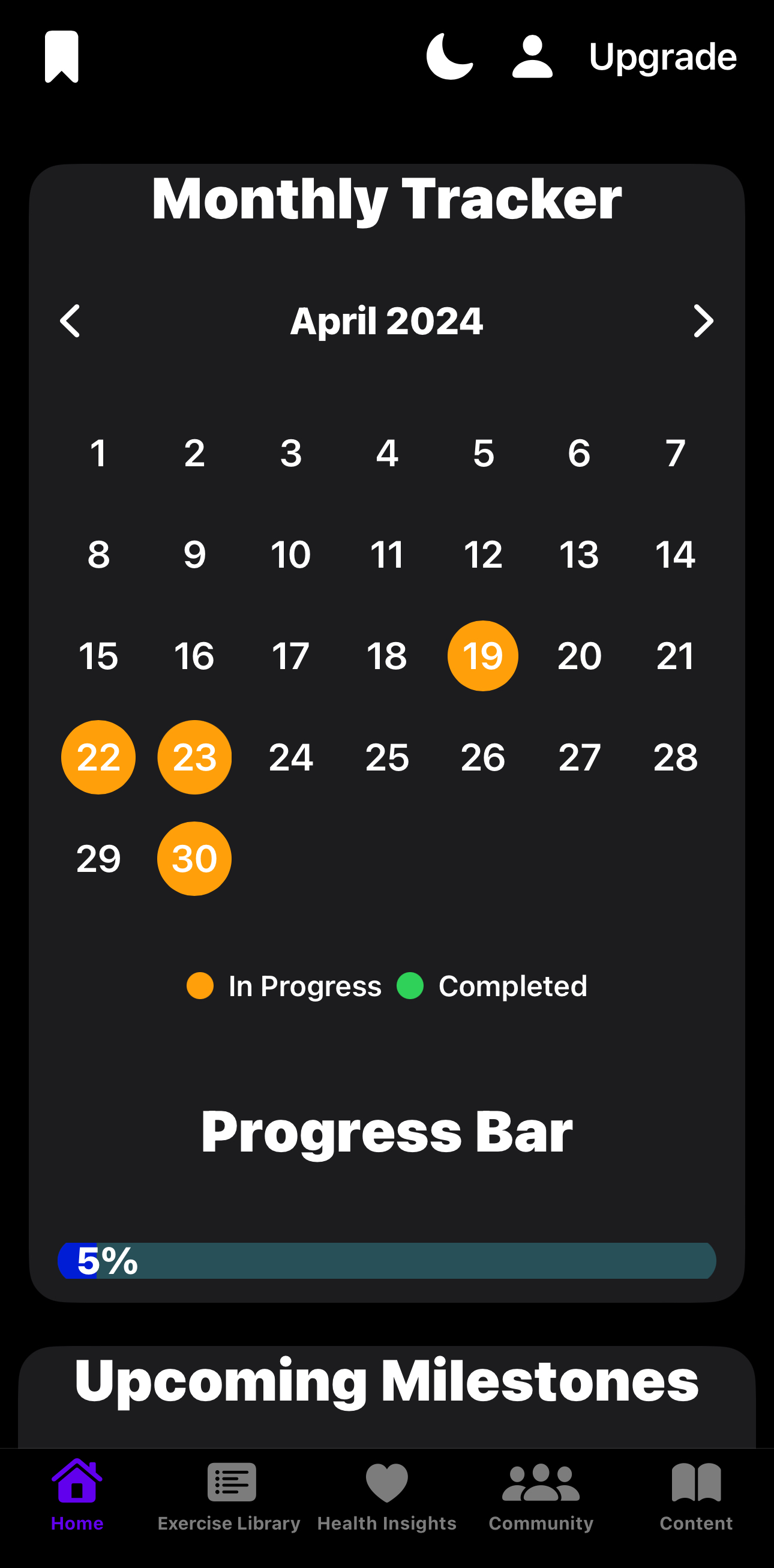 Track Progress